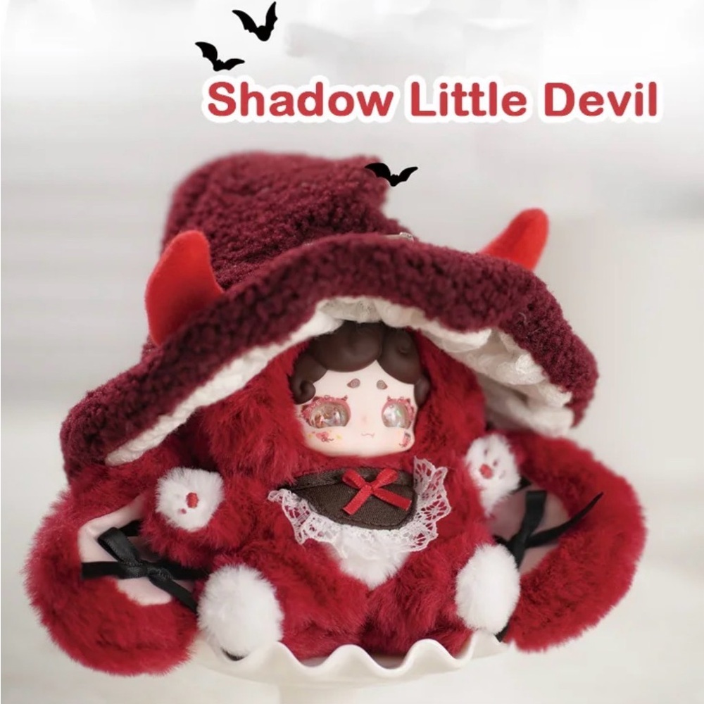 Lucky Deer Nai The Witch's Letter Series Plush Pendant- SHADOW LITTLE DEVIL